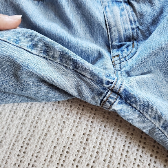 VINTAGE Y2K Women's Zana Di Hi Rise Jeans Embroidered Capri Pants Junior Size 17 - Picture 11 of 11